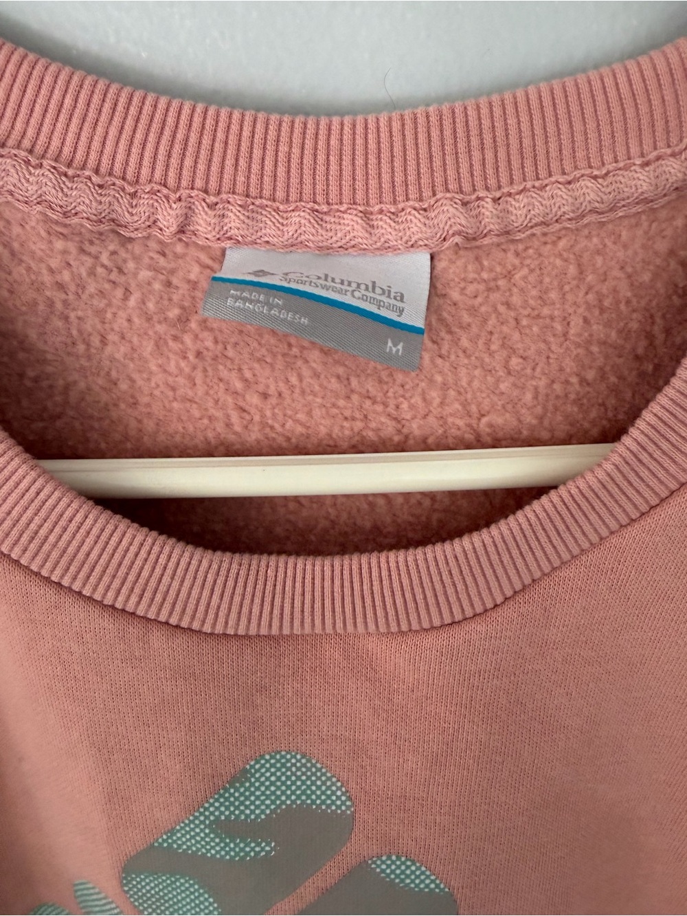 Columbia Women's Rose Coral Logo Crewneck Sweatshirt - Picture 2 of 5